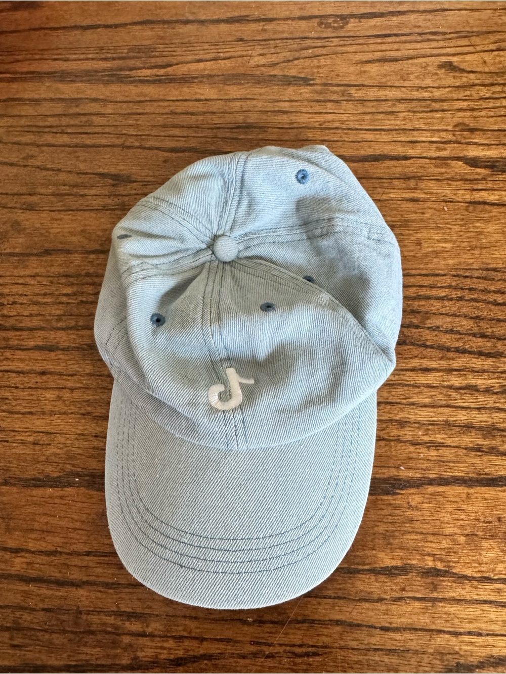 TikTok Branded Light Denim Cap